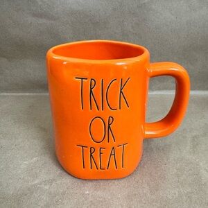 Rae Dunn Orange Trick Or Treat Jack-O-Lantern Artisan Collection Coffee Mug 16oz